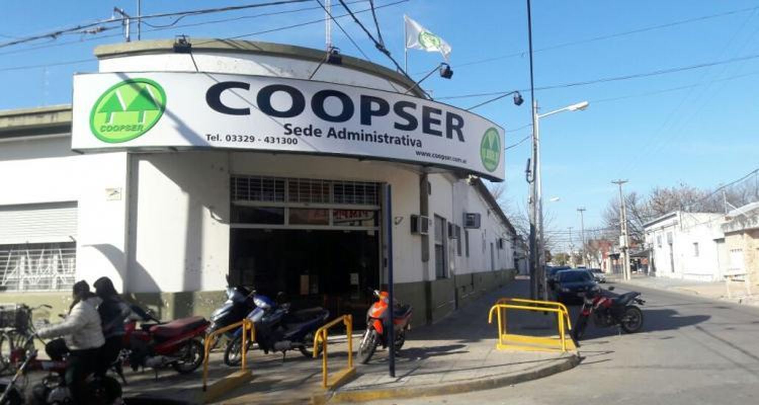 Coopser informó cuáles son las nuevas calles cargadas para imprimir y retirar facturas