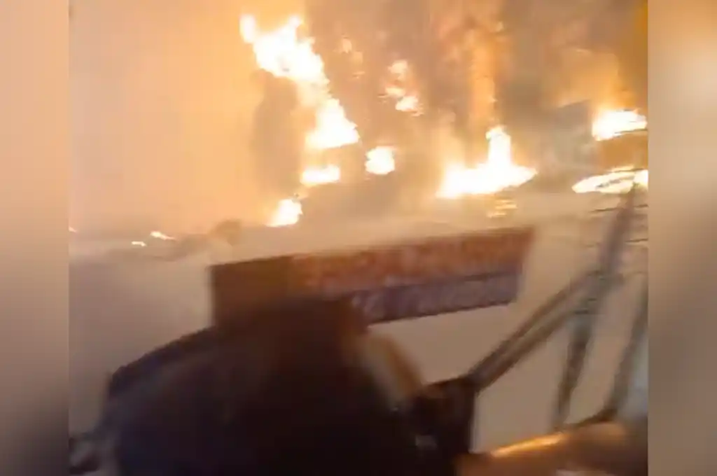 El momento fue divulgado en las redes sociales. Foto: X/@reddeemergencia