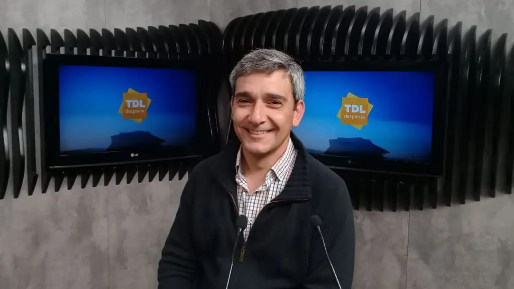Alejo alguacil en el desayuno de Tandil Despierta 