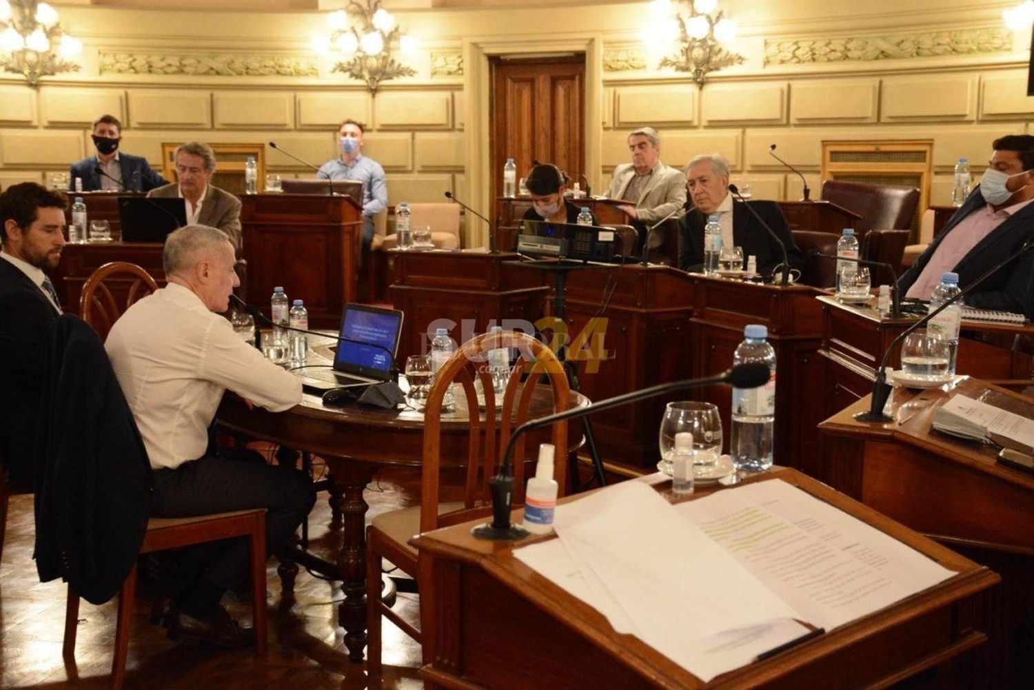 Carpetas ilegales de Sain: para senadores provinciales, el hallazgo confirma sus advertencias