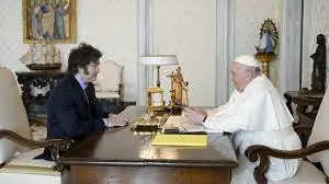 El presidente y el Papa Francisco
