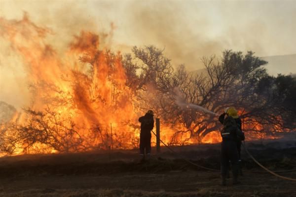 Incendio en las Sierras de Tornquist: Las intensas lluvias apagaron el fuego