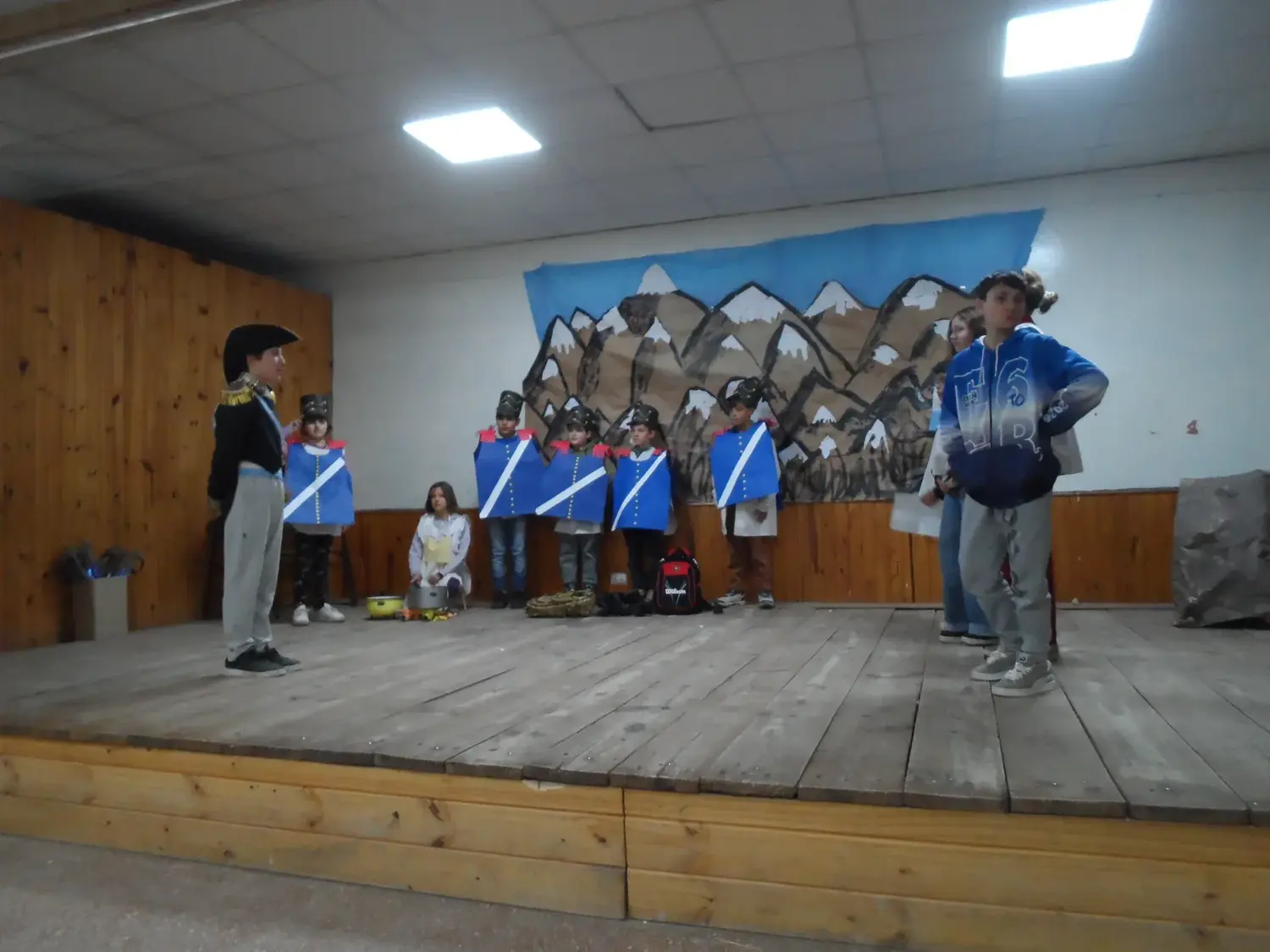 La recreación realizada en la Escuela 34