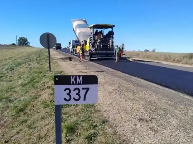 Avanzan las mejoras en Ruta 12: intervienen cinco departamentos entrerrianos
