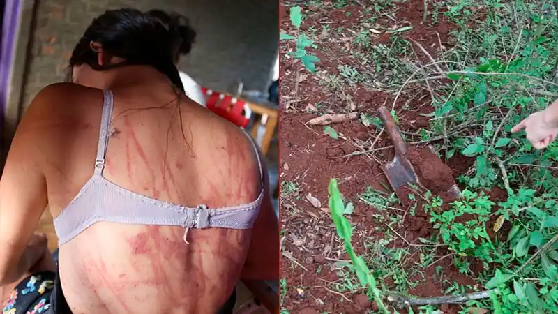 Violó y enterró viva a su pareja: “Salí del pozo y me mandó a limpiar la casa”