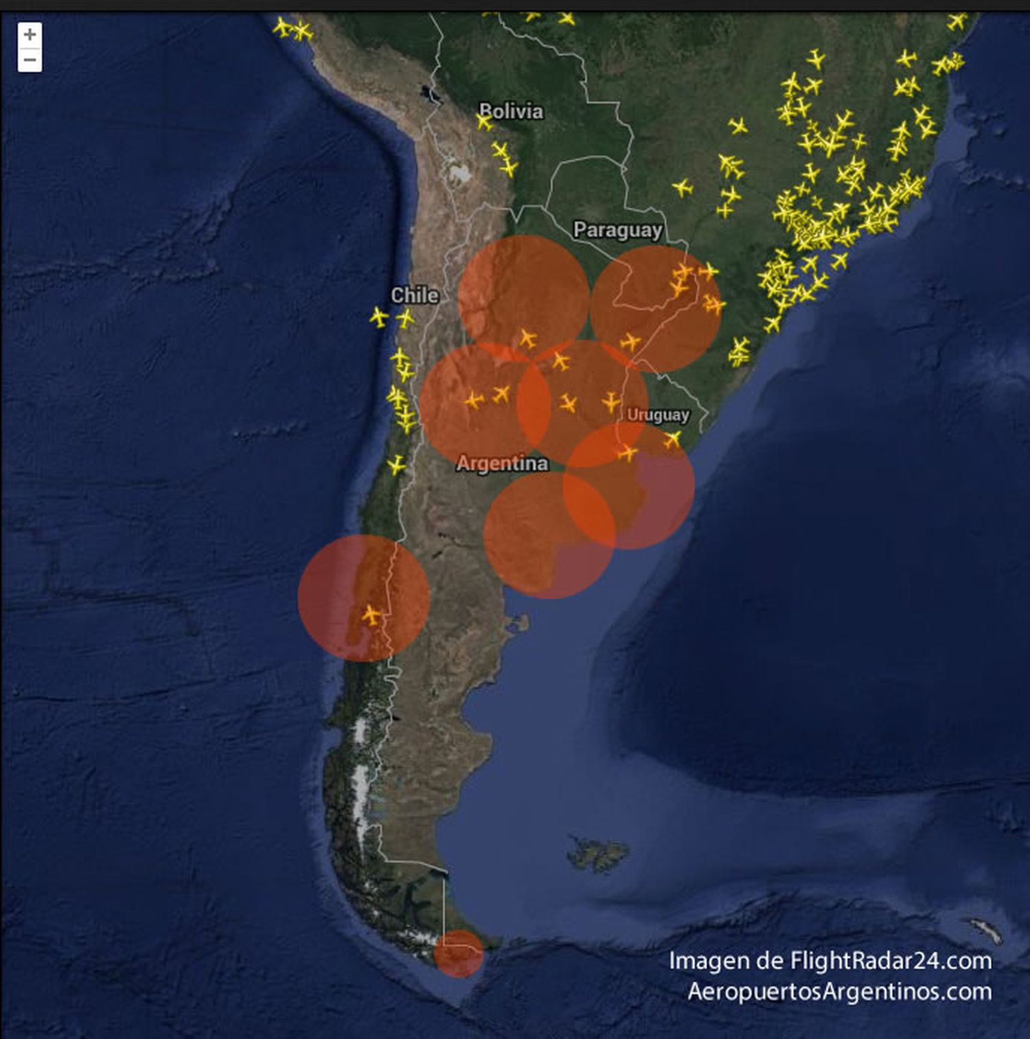 ¡Sumate a FlightRadar24 y cubramos toda la Argentina! ¡Es gratis!