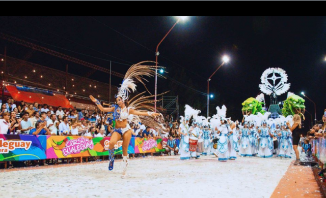 Impresionante cierre de carnaval