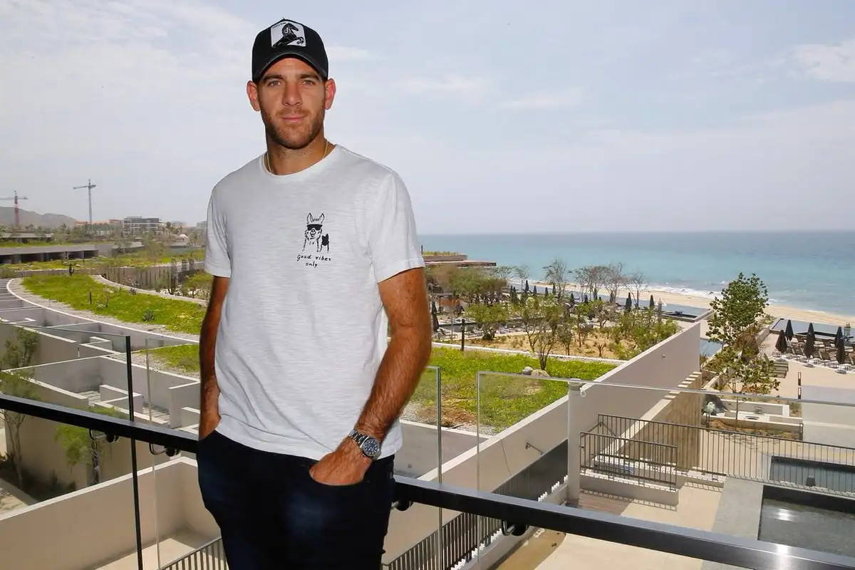 Del Potro llegó a México