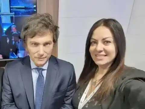 Javier Milei y Sandra Pettovello.