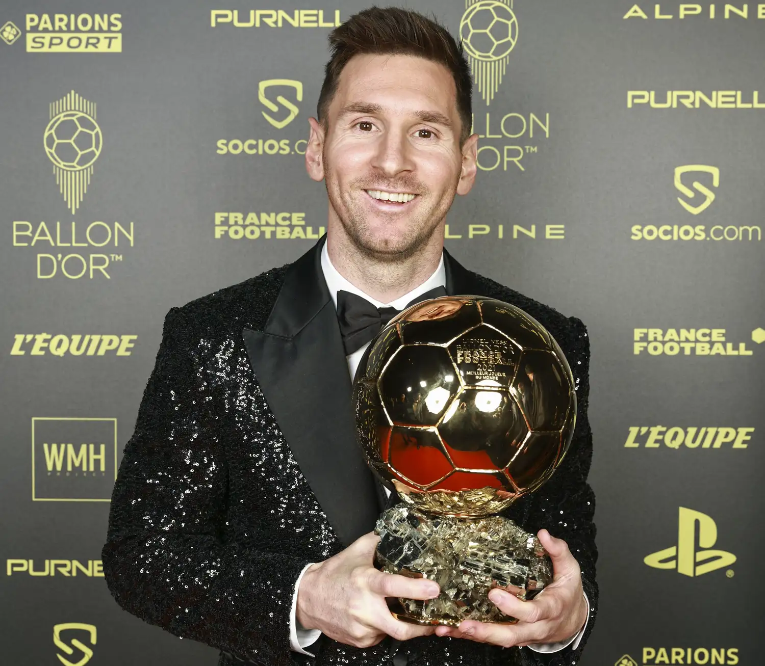 Messi recibió nuevamente el Balón de Oro.