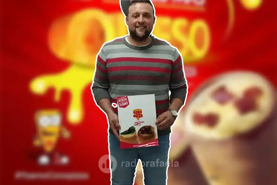 Leandro Alasia: "Decidí incorporar el cono Pizza para ofrecer algo diferente y seguir creciendo"