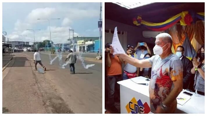 CNE PROCLAMA A EDUARDO PIÑATE en medio de protestas de seguidores de Luis Lippa en Apure