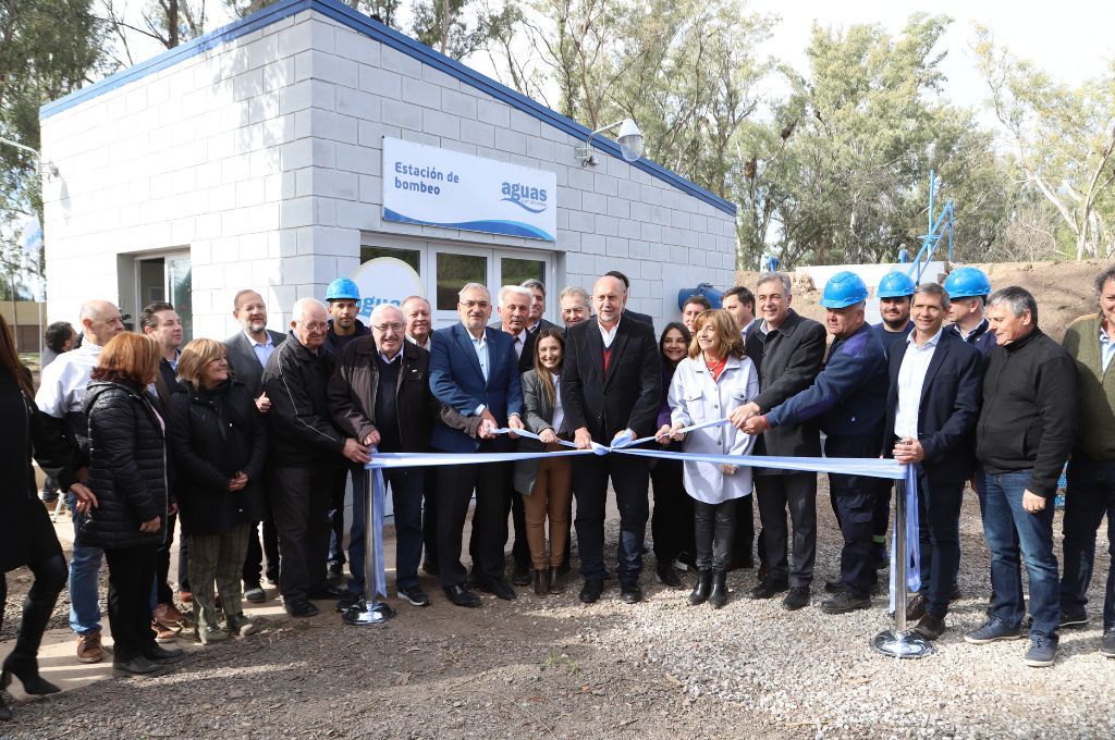 Inauguración acueducto Desvío Arijón-Rafaela