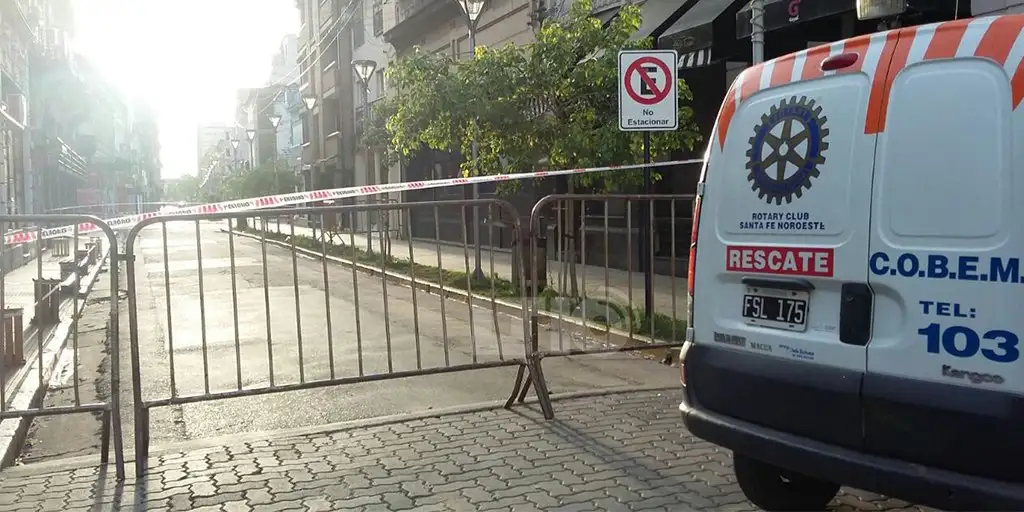 El Municipio ordenó desalojar un inmueble por peligro de derrumbe