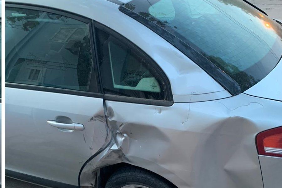 Fuerte accidente de tránsito en Bv. Roca: un hombre resultó lesionado