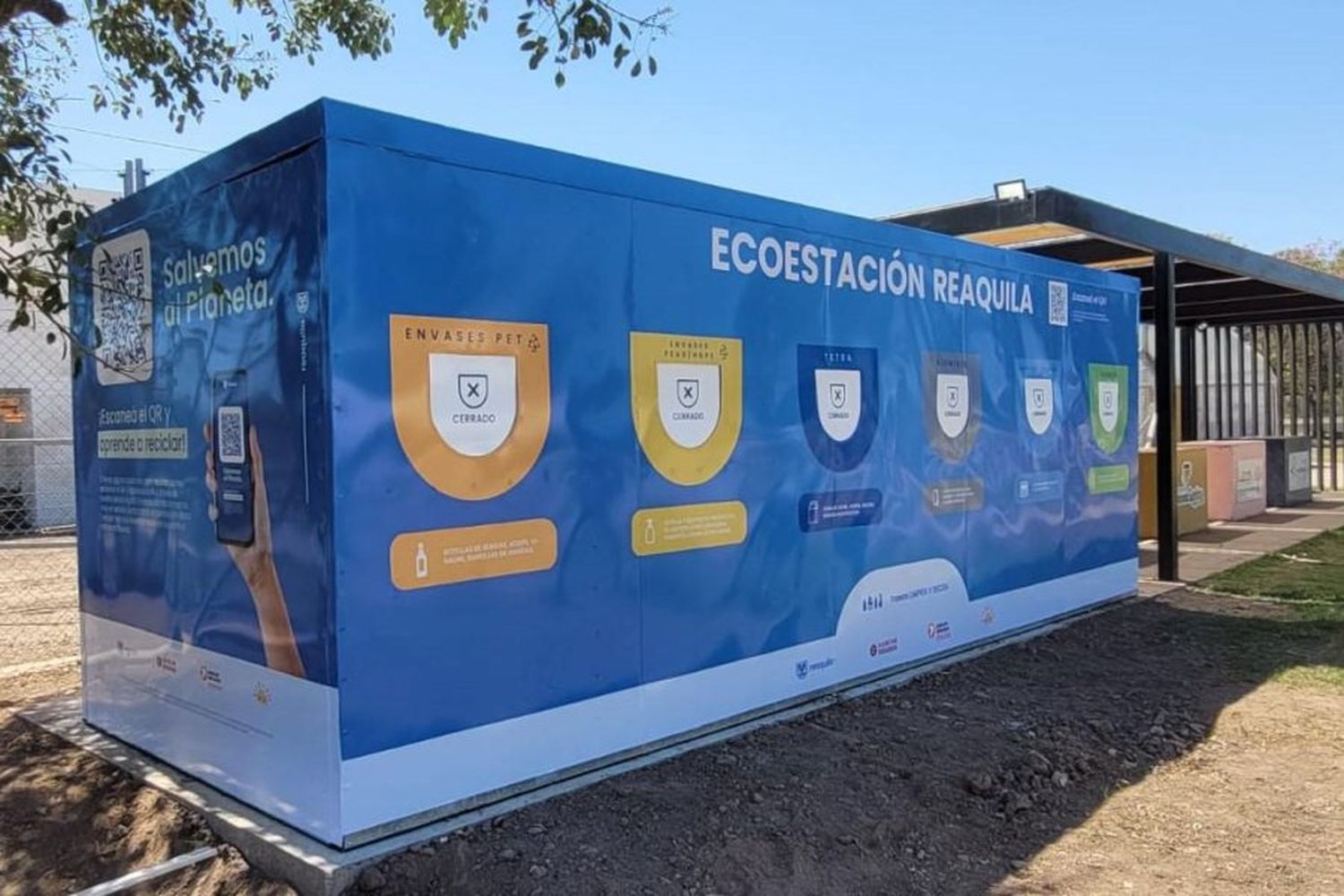 Se instaló una estación de separación de residuos en Sunchales