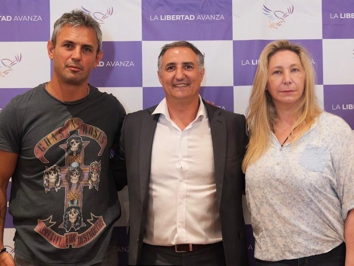 Karina Milei, Martín Menem y Sebastián Pareja participaron de un acto en Mar del Plata