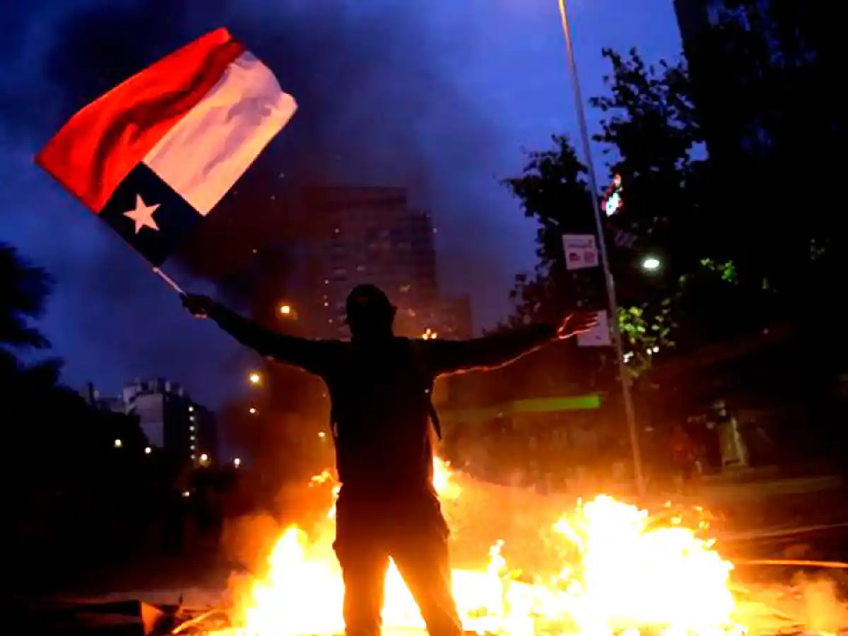 Protestas y desaceleración económica