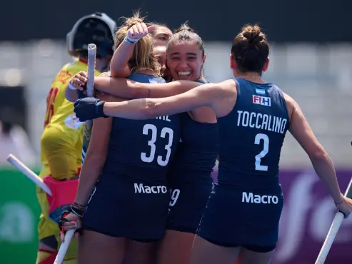 Las Leonas vencieron 2 a 0 a España. FOTO:CAH