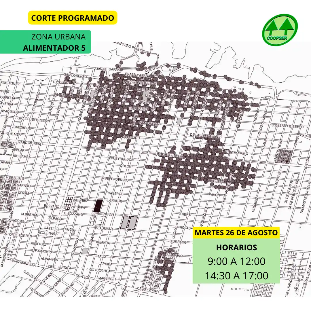 alimentador 5 corte programado