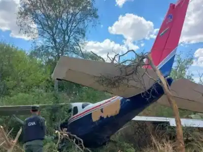 Una avioneta boliviana cayó en Salta con más de 360 kg de cocaína