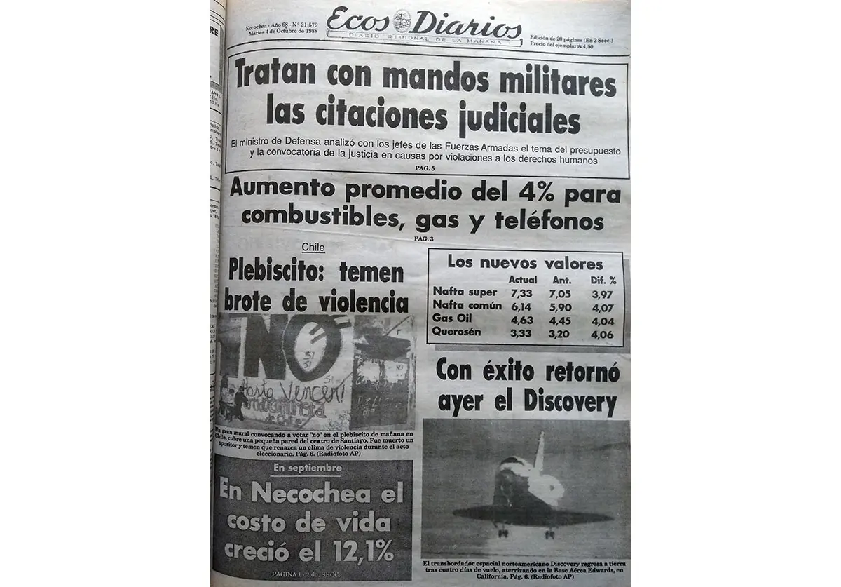 Martes 4 de octubre de 1988