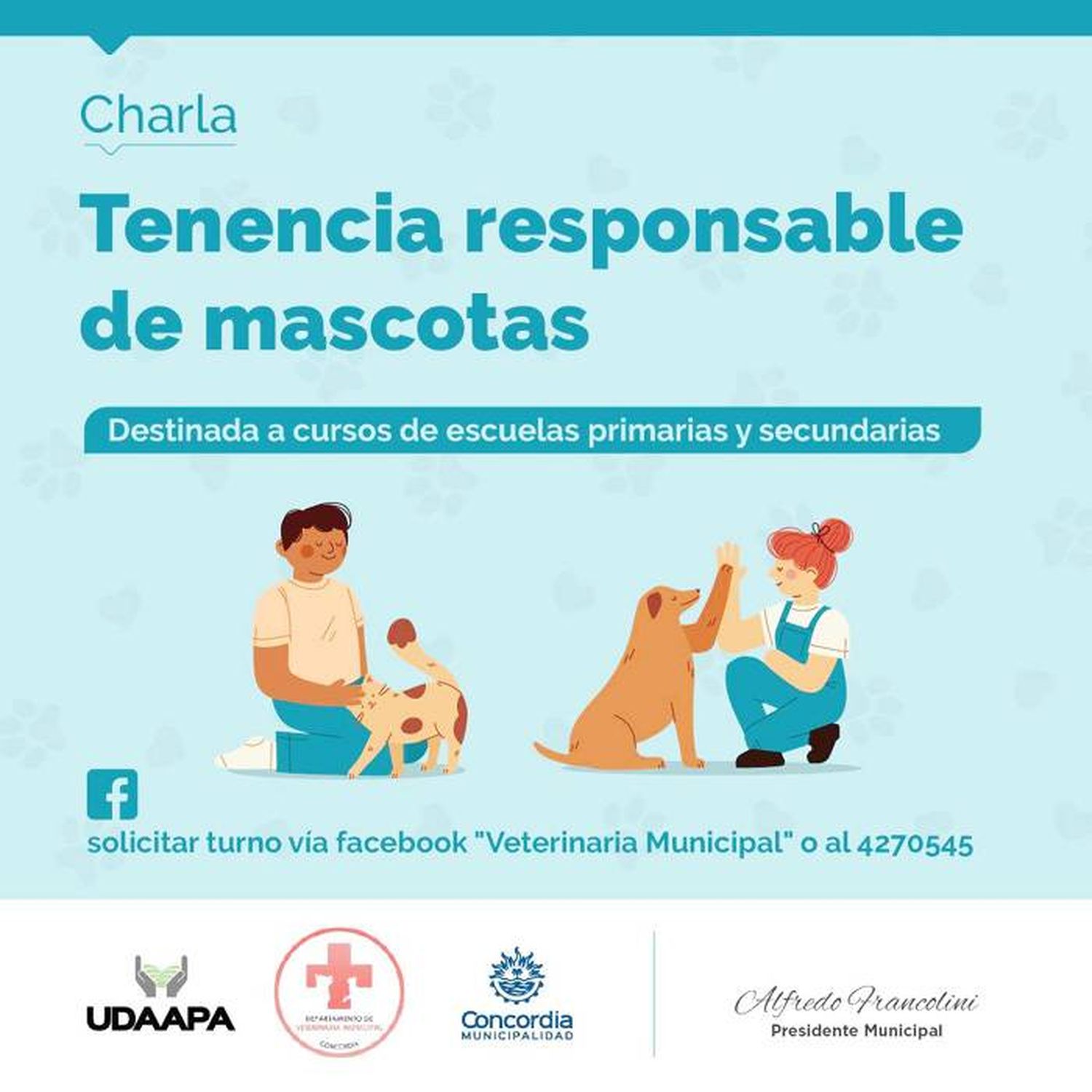 El municipio impulsa el ciclo de charlas sobre tenencia responsable de mascotas