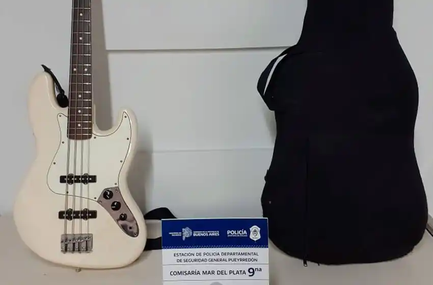 Recuperaron un bajo robado en marzo tras un operativo al sur de la ciudad