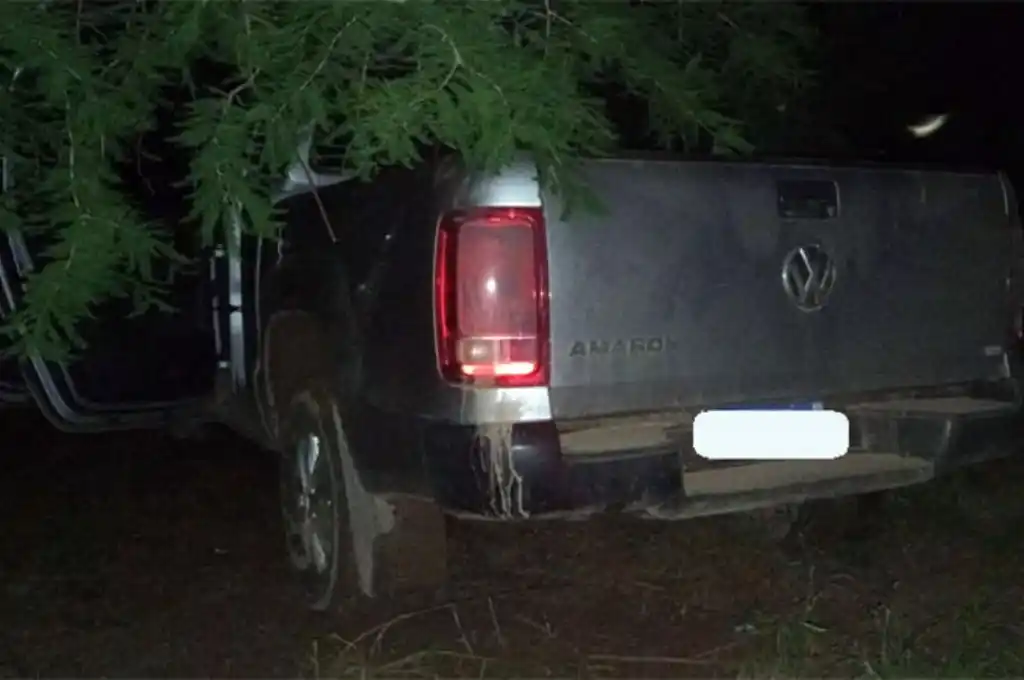 El rodado apareció escondido entre las malezas y sin ocupante alguno.