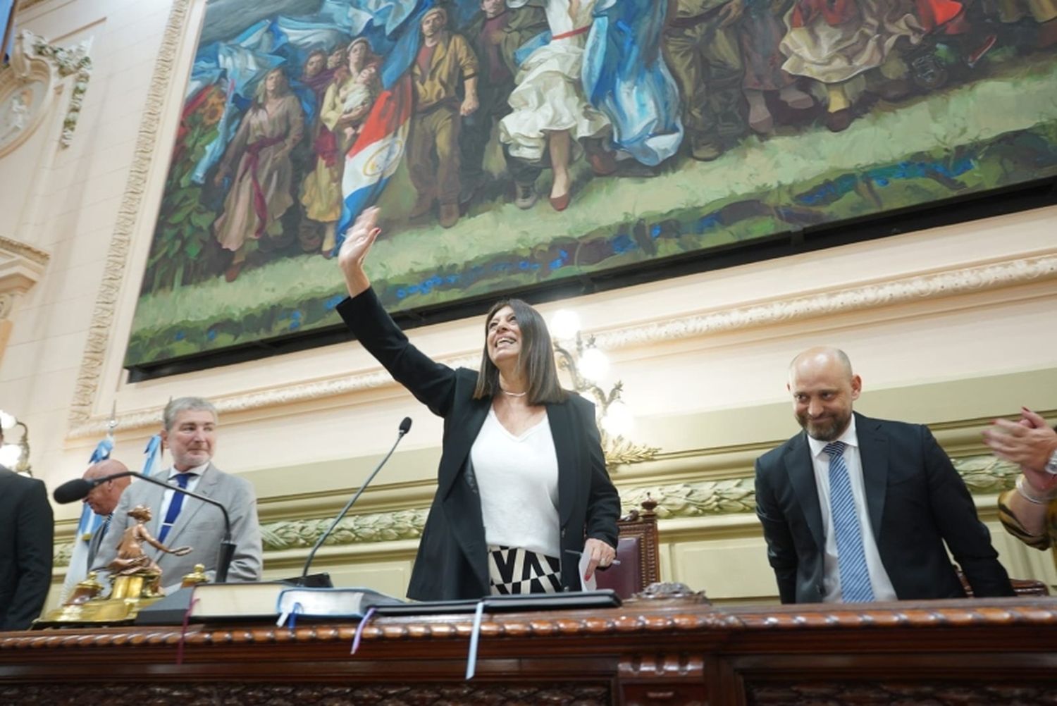 Clara García: “Tengo el orgullo de que mis pares me eligieron como la primera mujer presidenta de la Cámara de Diputados”