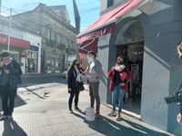Comerciantes del centro hicieron oír su descontento por las nuevas restricciones 
