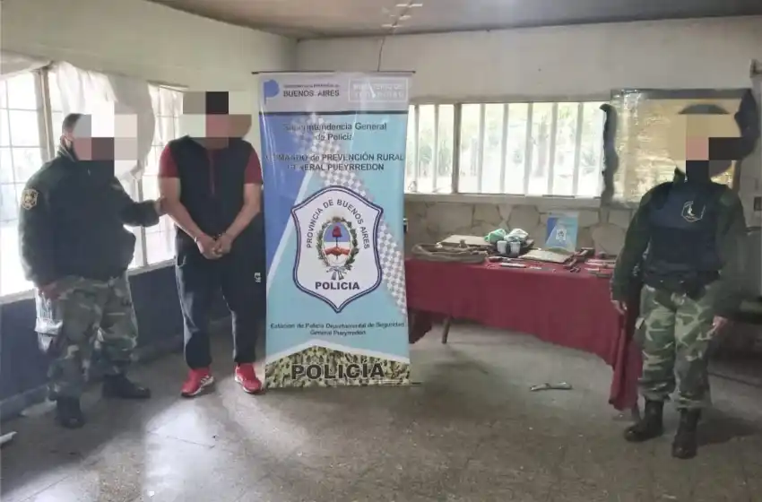 Armas, carne y cuero: allanaron un camping tras el robo de diez vacas