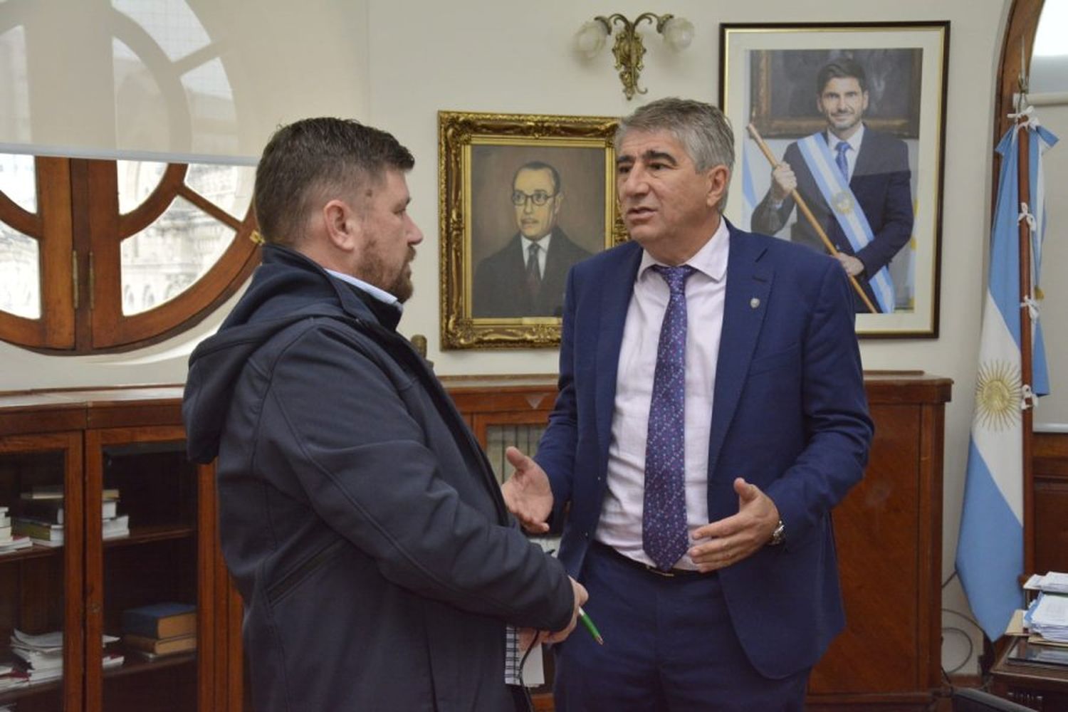 Pinotti y Bastía trabajan en el avance de proyectos para Sunchales