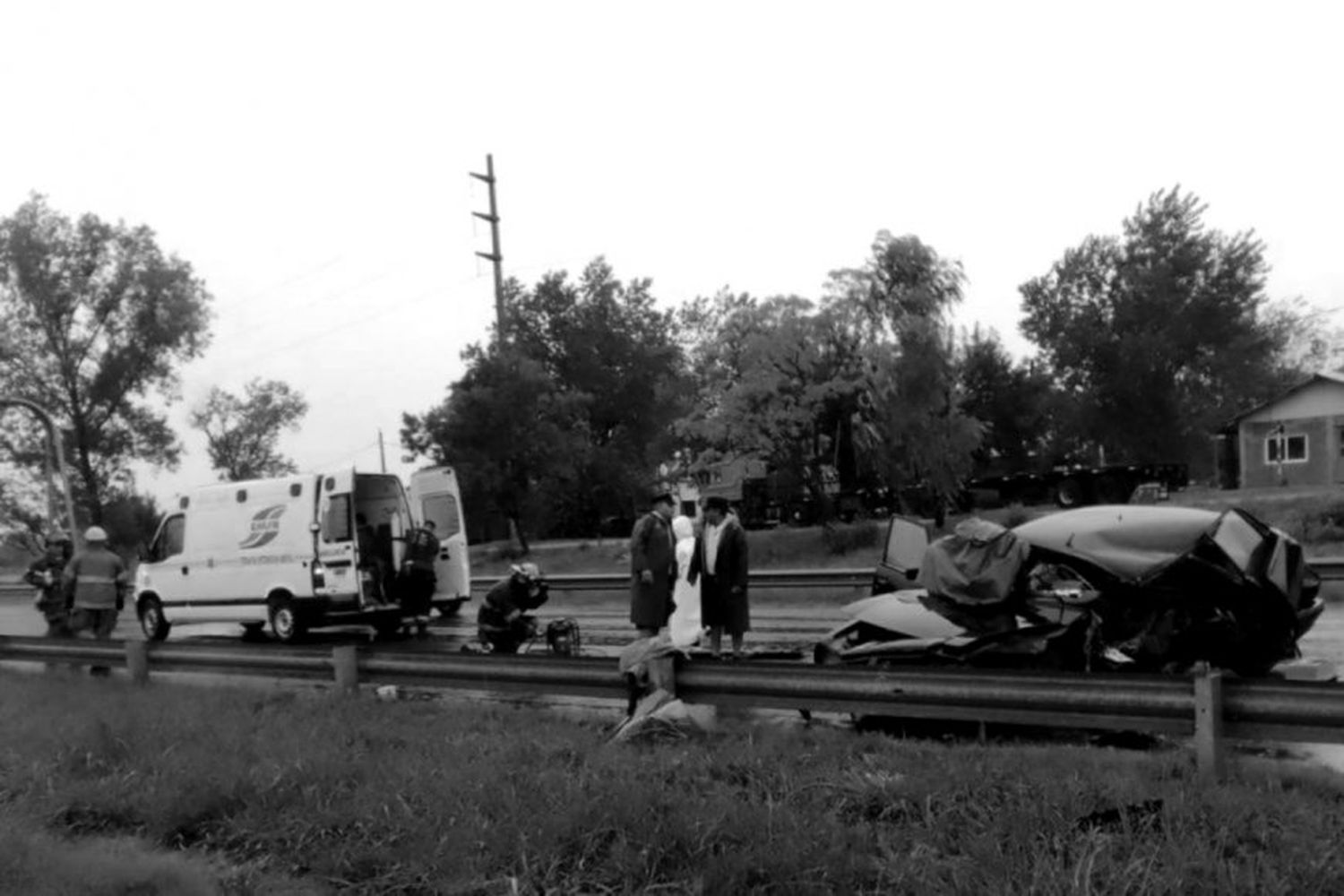 Murió uno de los heridos que despistó en la Autovía Artigas el fin de semana pasado