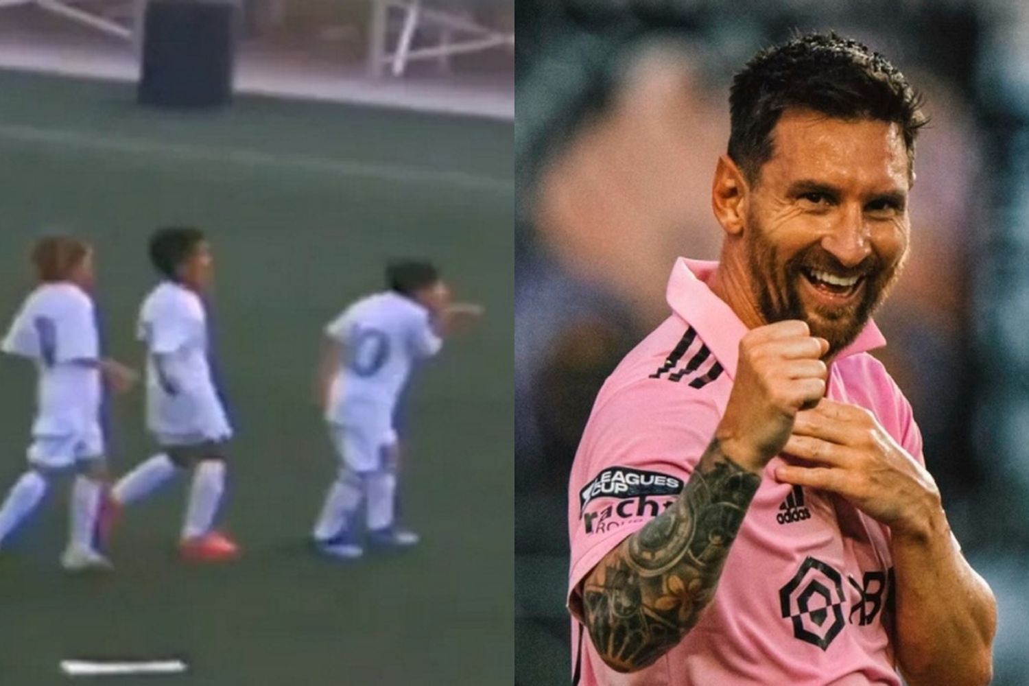 Video: furor en redes por los goles de Mateo Messi en las inferiores de Inter Miami