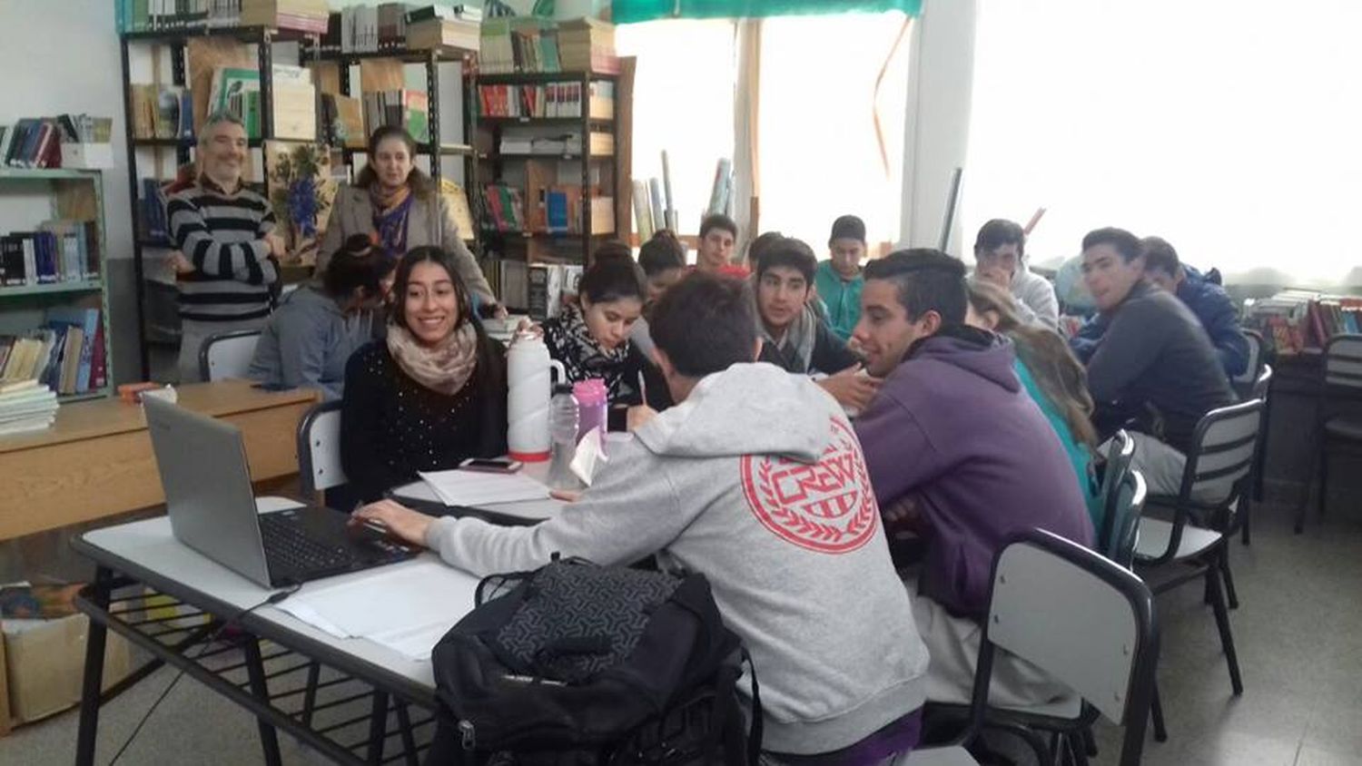 LOBERIA: Alumnos realizan un taller de recursos audiovisuales