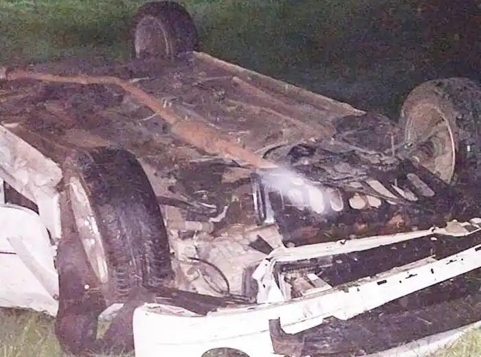 Vuelco en la  ruta 18