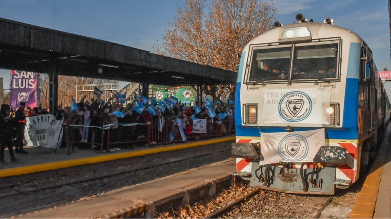 Luego de 30 años, volvió el tren de pasajeros a San Luis