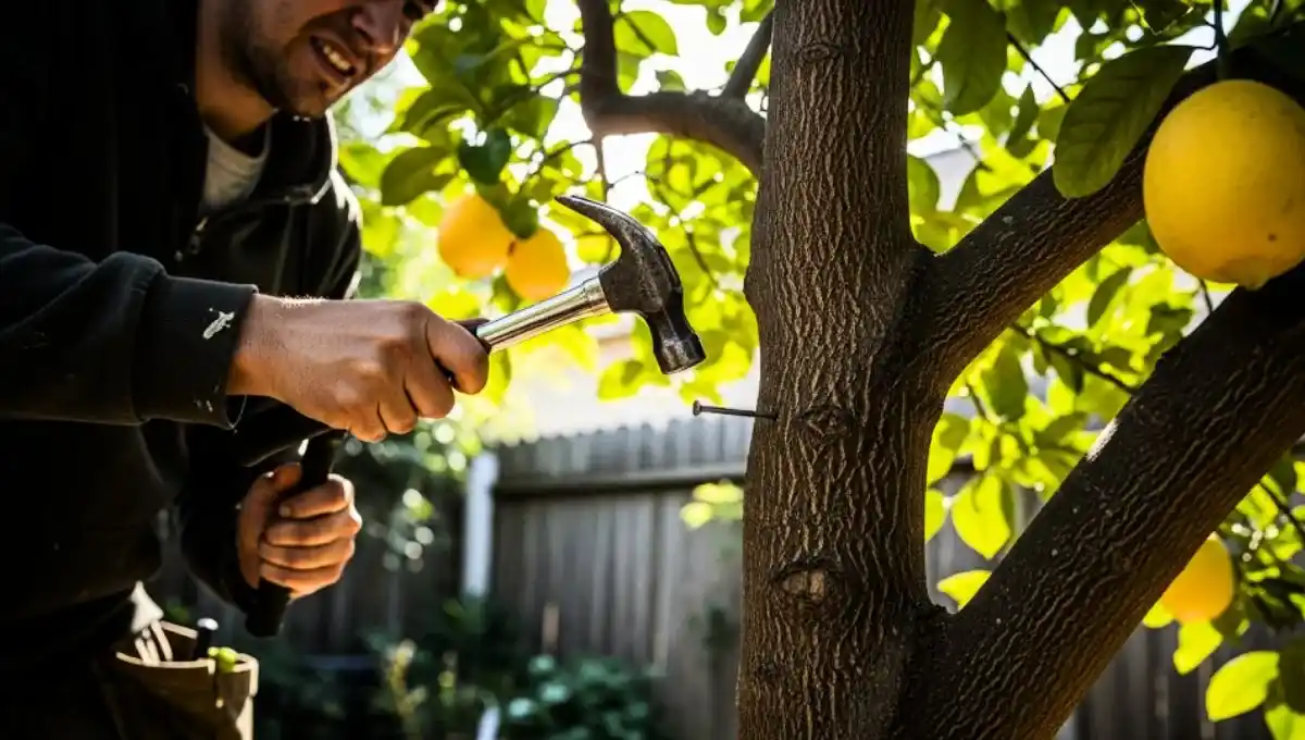 ¿Para qué sirve clavar un clavo en el limonero? El truco casero que recomiendan los expertos