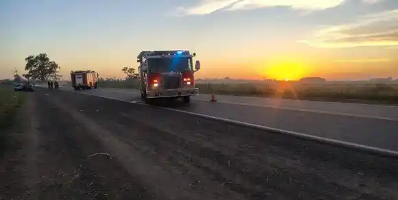 Tragedia en la madrugada: cinco muertos en un choque múltiple sobre la ruta 90