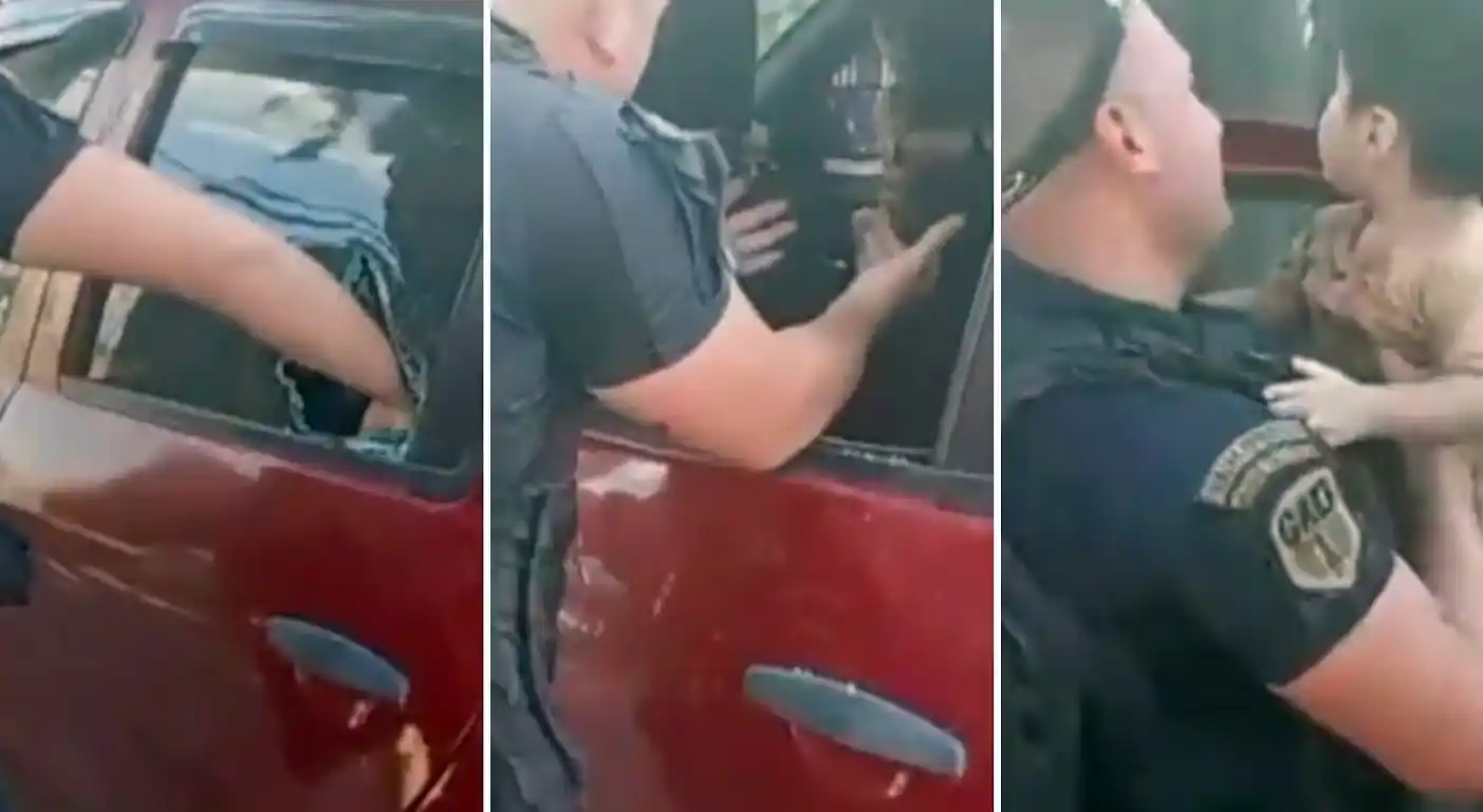 Policías rescataron a un nene que fue abandonado por sus abuelos dentro del auto en un shopping