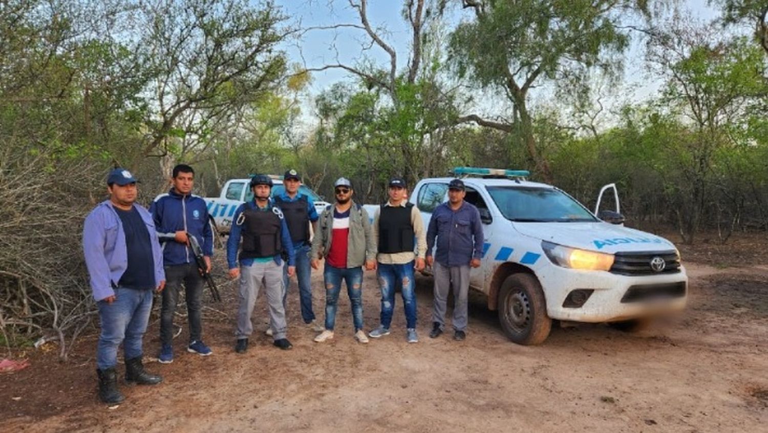 Demoraron a dos sujetos por agredir y amenazar con un machete a una mujer