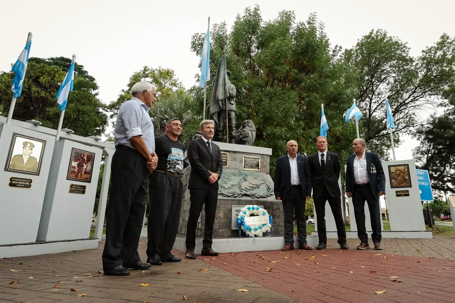 Frigerio encabezó en General Galarza el acto por el Día del Veterano y de los Caídos en Malvinas