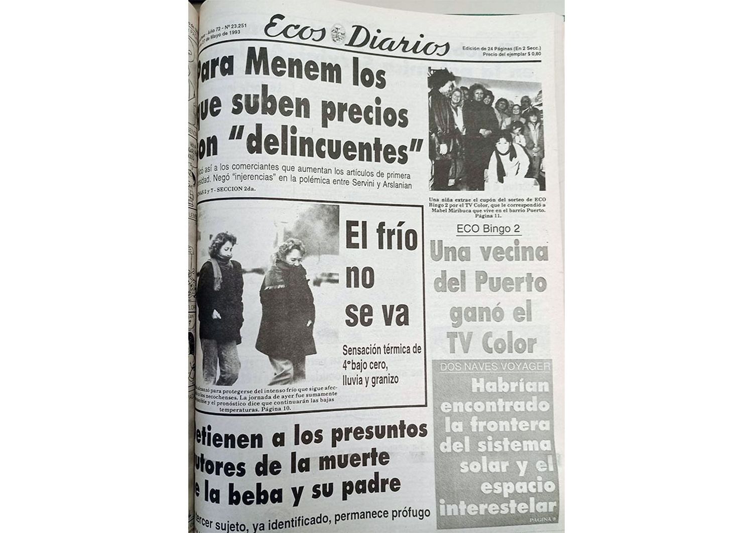Jueves 27 de mayo de 1993