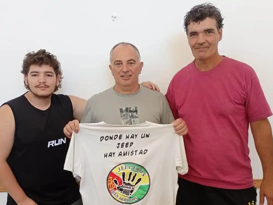 Jeremías Lofiego, Martín Garate y Ricardo Lofiego