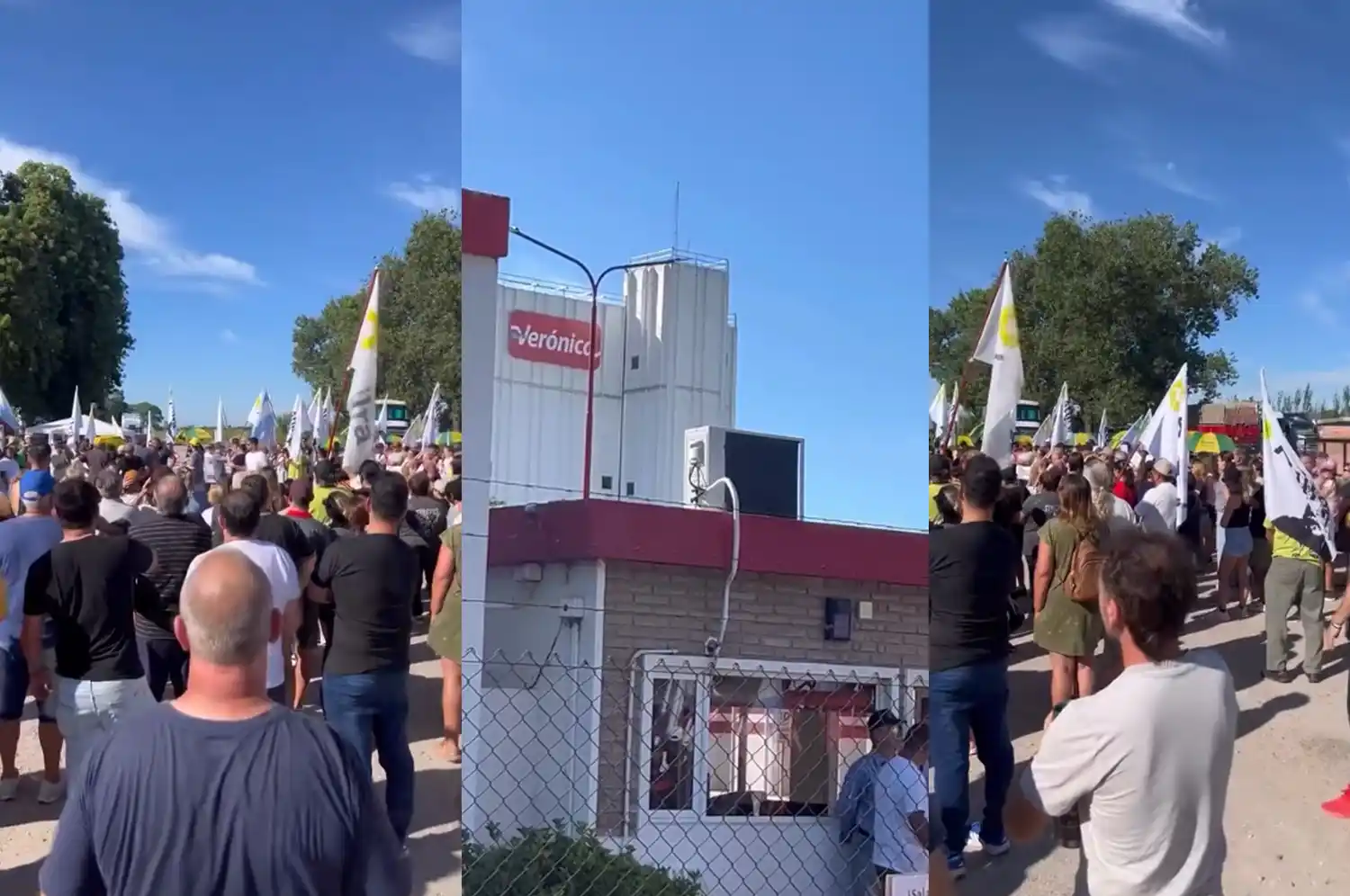 Nueva movilización en Lácteos Verónica en medio de una crisis que lleva un año