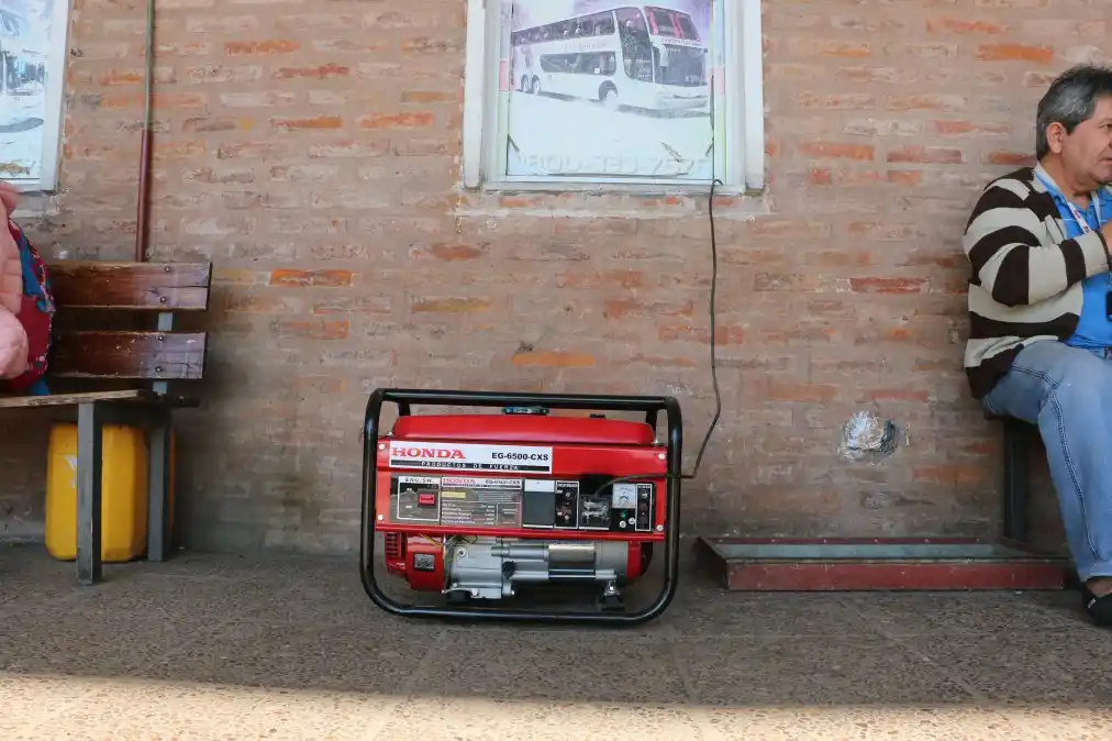 Cada empresa se provee de energía eléctrica a través de un grupo electrógeno 