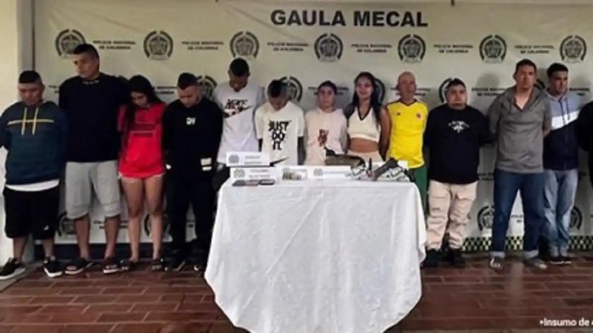 DETENIDOS 12 miembros de «La 19»:  involucrados en secuestros, asesinatos  y extorsión en COLOMBIA