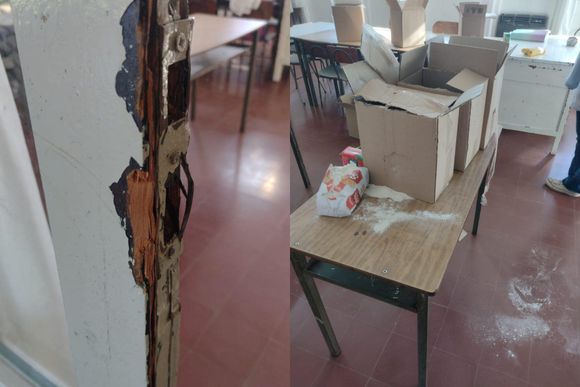 Delincuentes dañaron aberturas y robaron elementos de la escuela 16