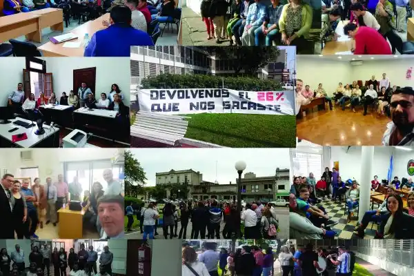 Judiciales entrerrianos realizaron asambleas en toda la provincia